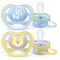 PHILIPS AVENT - Ultra Air Ορθοδοντικές Πιπίλες Σιλικόνης 0-6m για Αγόρι (SCF085/01) - 2τμχ
