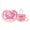 PHILIPS AVENT - Ultra Air Ορθοδοντικές Πιπίλες Σιλικόνης 6-18m για Κορίτσι (SCF085/04) - 2τμχ