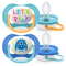 PHILIPS AVENT - Ultra Air Happy Ορθοδοντικές Πιπίλες Σιλικόνης 6-18m (SCF080/10) - 2τμχ