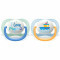 PHILIPS AVENT - Ultra Air Happy Ορθοδοντικές Πιπίλες Σιλικόνης 0-6m για Αγόρι (SCF080/01) - 2τμχ