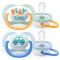 PHILIPS AVENT - Ultra Air Happy Ορθοδοντικές Πιπίλες Σιλικόνης 0-6m (SCF080/09) - 2τμχ