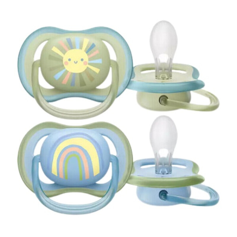 Philips Avent - Ultra Air Ορθοδοντικές Πιπίλες Σιλικόνης 0-6m Αγόρι (scf085/58) - 2τμχ