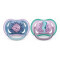 PHILIPS AVENT - Ultra Air Ορθοδοντικές Πιπίλες Σιλικόνης για Κορίτσι (6-18m) (SCF085/61) - 2τμχ