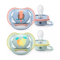 PHILIPS AVENT - Ultra Air Ορθοδοντικές Πιπίλες Σιλικόνης 0-6m για Αγόρι (SCF085/12) - 2τμχ