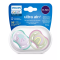 PHILIPS AVENT - Ultra Air Ορθοδοντικές Πιπίλες Σιλικόνης 0-6m για Κορίτσι (SCF085/59) - 2τμχ