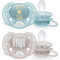 PHILIPS AVENT - Ultra Soft Ορθοδοντικές Πιπίλες Σιλικόνης 6-18m γιαΑγόρι (SCF223/01) - 2τμχ