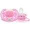 PHILIPS AVENT - Ultra Soft Ορθοδοντικές Πιπίλες Σιλικόνης 6-18m για Κορίτσι (SCF223/02) - 2τμχ