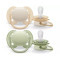 PHILIPS AVENT - Ultra Soft Ορθοδοντικές Πιπίλες Σιλικόνης 0-6m Unisex (SCF091/05) - 2τμχ