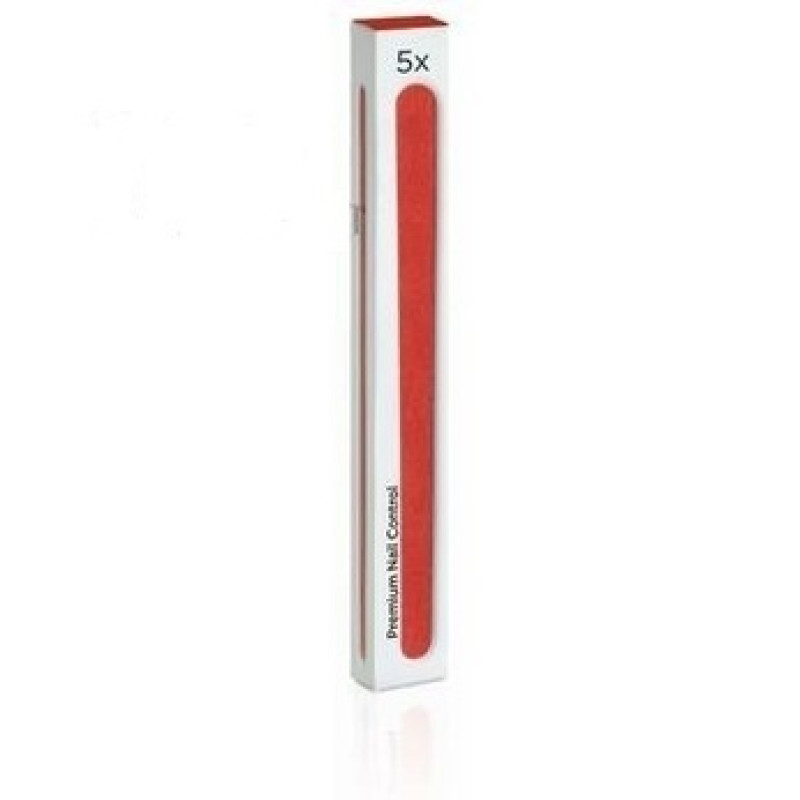 Podia Premium Nail Control Λευκή Επαγγελματική Λίμα Κορουνδίου 5τμχ