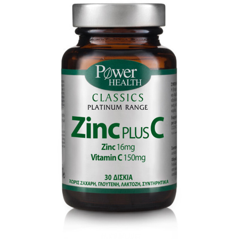 Power Health Classics Patinum Range Zinc Plus C 30tabs
