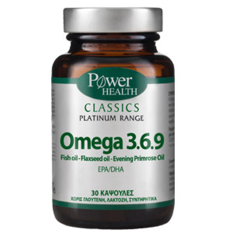 Power Health - Classics Platinum Range Omega 3-6-9 Υγεία Καρδιαγγειακού Συστήματος - 30caps