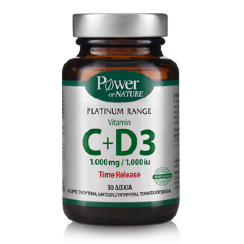 Power Health - Classics Platinum Range Vitamin C 1000mg & D3 1000iu - 30tabs