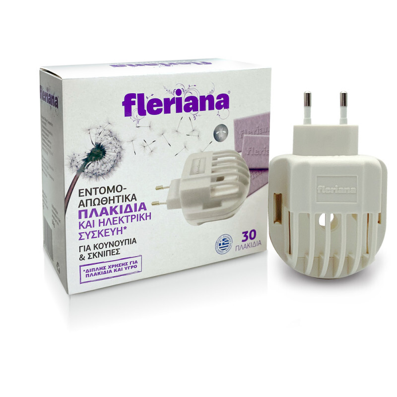 Power Health Fleriana Εντομοαπωθητικά Πλακίδια 30τμχ & Συσκευή