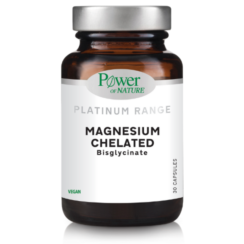 Power Health - Platinum Range Magnesium Chelated Bisglycinate Δισγλυκινικό Μαγνήσιο100mg - 30caps