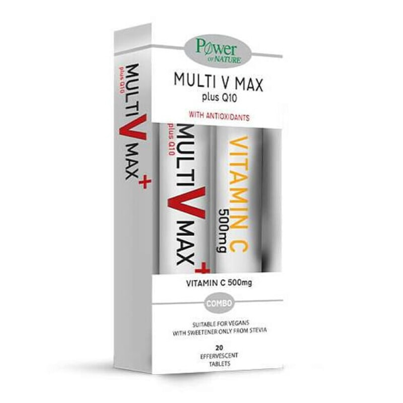 Power Health Multi V Max Plus Q10 & Vitc 500mg 2x20eff.tabs