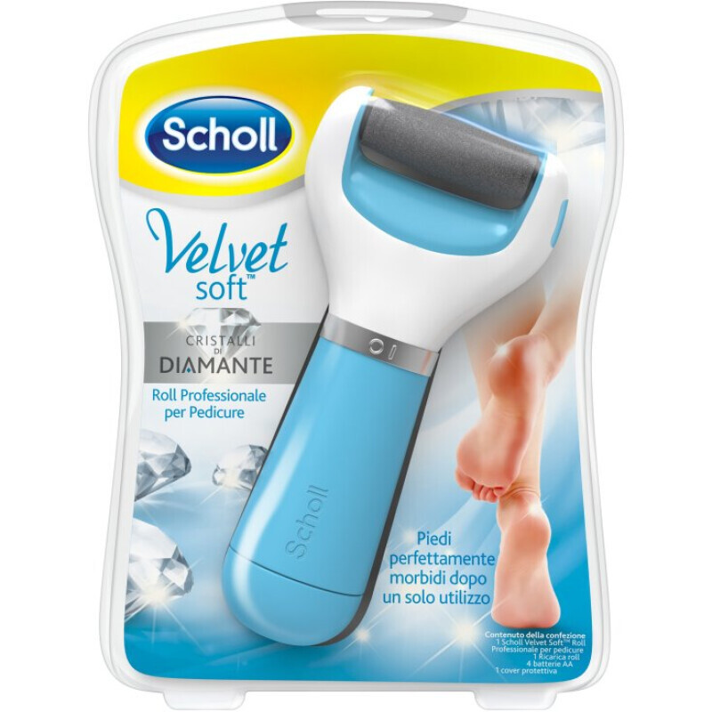 Scholl Velvet Smooth Κρύσταλλοι Από Διαμάντι Ηλεκτρική Λίμα Ποδιών