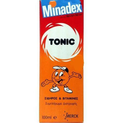 SEVENSEAS - Minadex Tonic Syrup Παιδικό Σιρόπι Σίδηρος & Βιταμίνες - 100ml