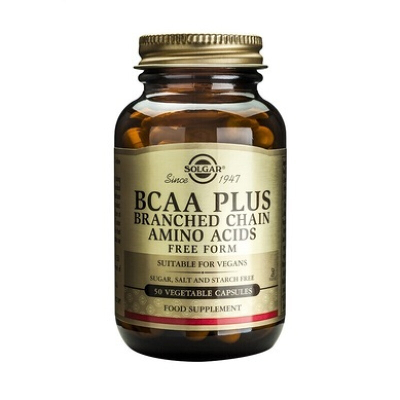 Solgar - Bcaa Plus Αμινοξέα Διακλαδισμένης Αλύσου - 50caps