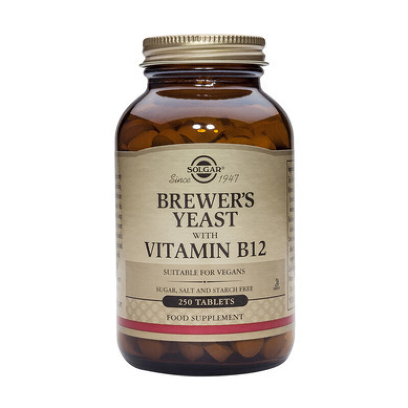 Solgar Brewer‘s Yeast With Vitamin B12 250tabs