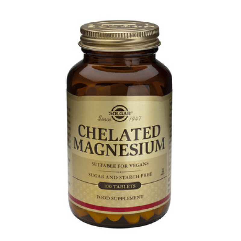 Solgar Chelated Magnesium 100mg 100tabs