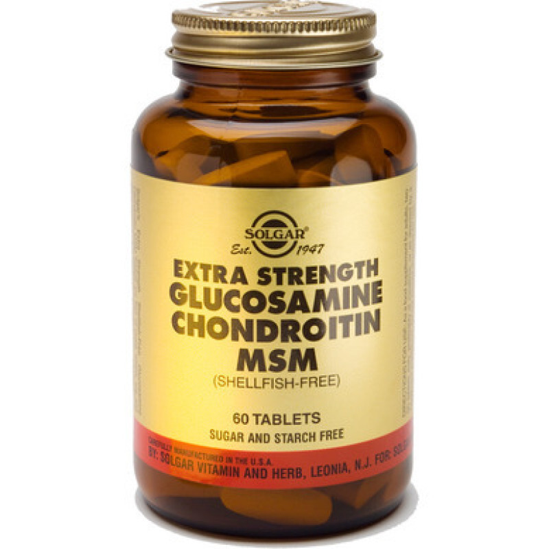 Solgar Extra Strength Glucosamine Chondroitin Msm 60tabs