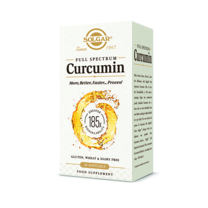 Solgar Full Spectrum Curcumin 800mg 30soft Gels