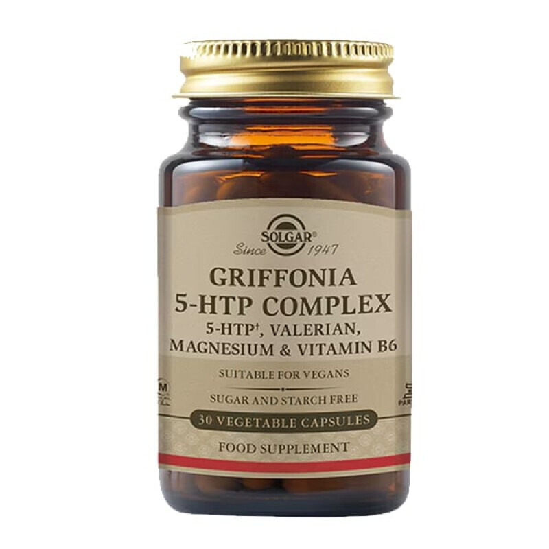 Solgar - Griffonia 5-htp Complex Για Υγιές Νευρικό Σύστημα - 30caps