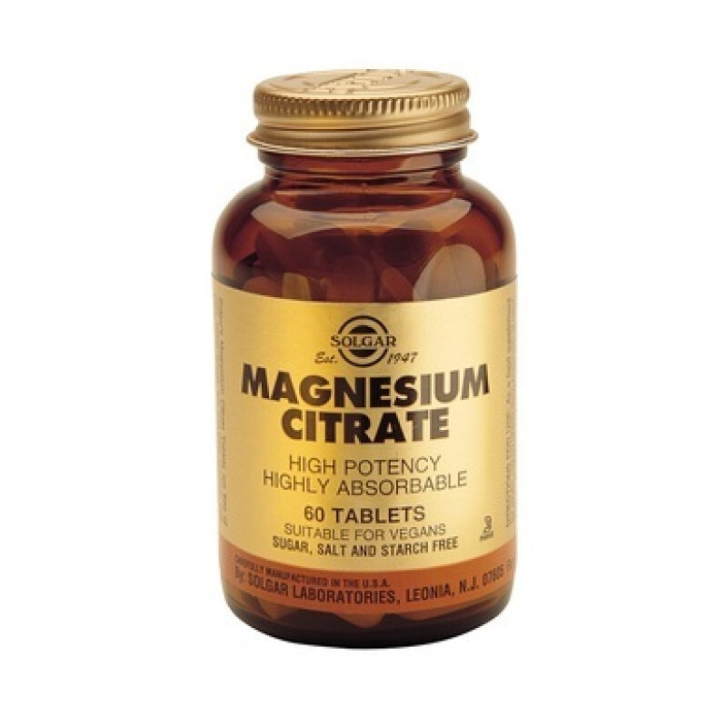 Solgar Magnesium Citrate 200mg 60tabs