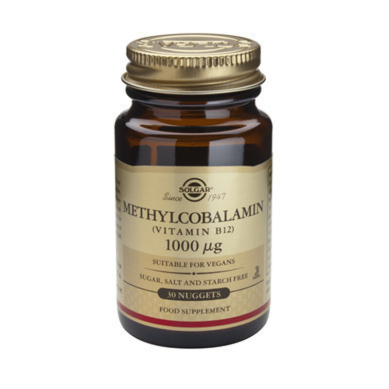 Solgar Methylcobalamin Vitamin B12 1000mg 30nuggets