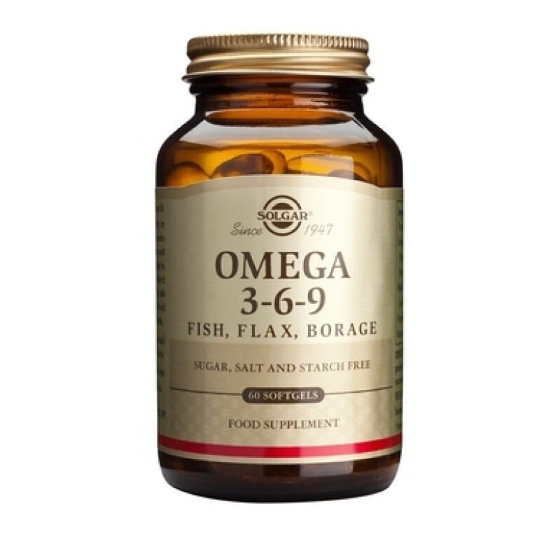 SOLGAR - Omega 3-6-9 Γενική Καλή Υγεία - 60soft gels