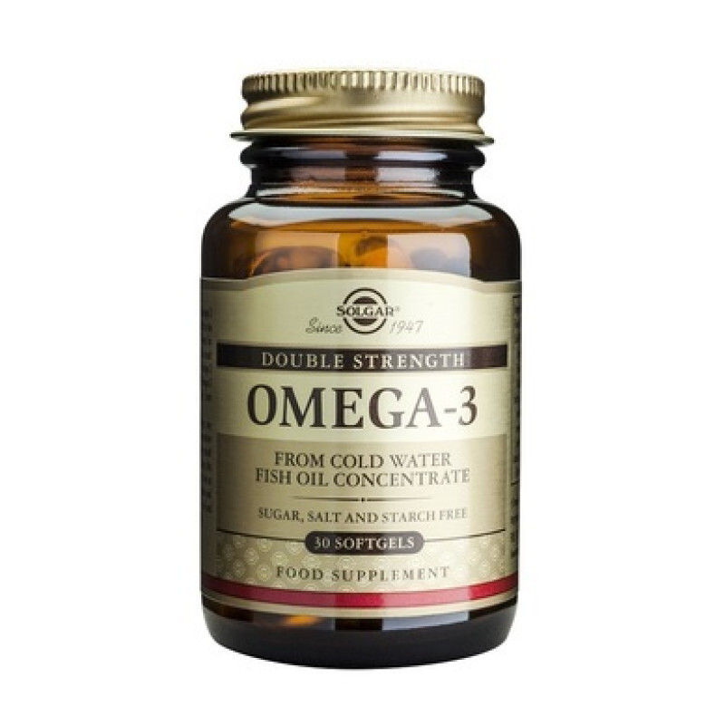 SOLGAR - Omega-3 Double Strength Καρδιαγγειακή Υγεία - 30soft gels