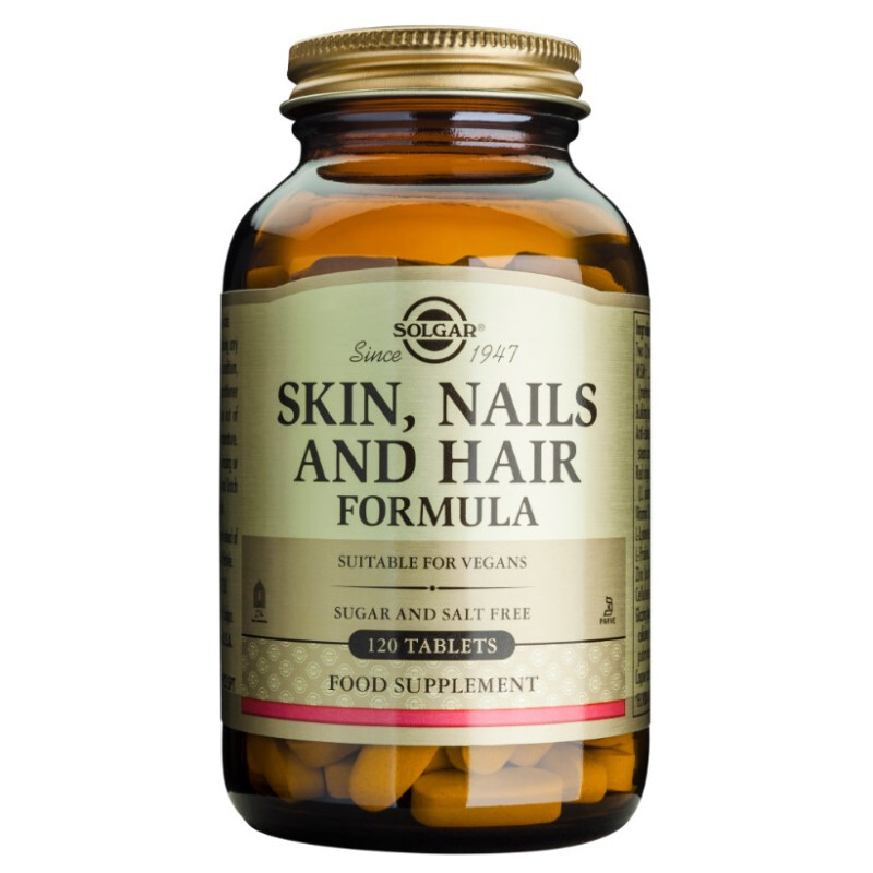Solgar - Skin, Nails & Hair Formula Για Υγιή Μαλλιά, Δέρμα & Νύχια - 120tabs