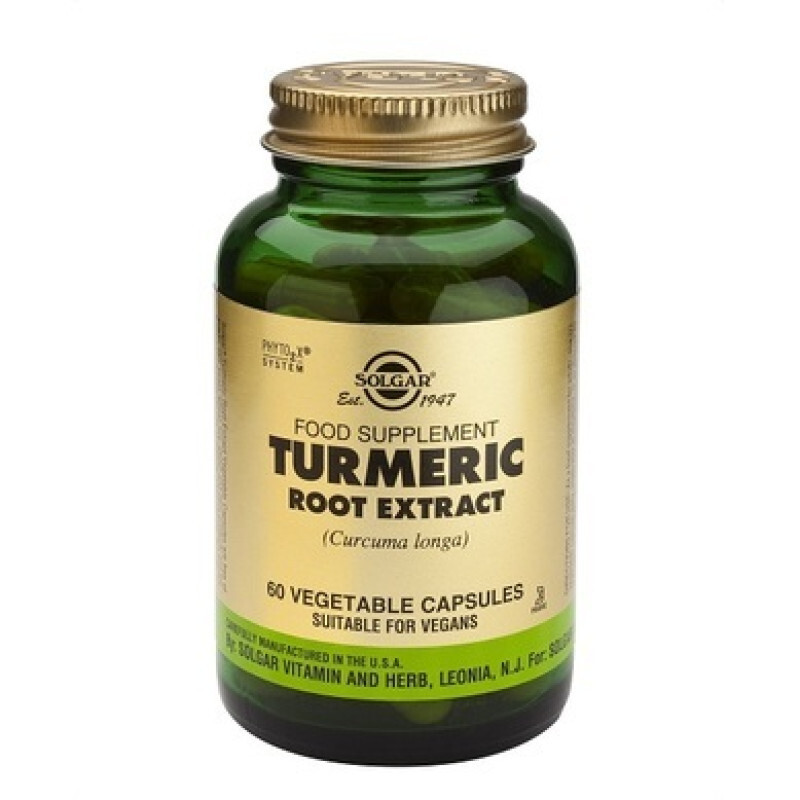 Solgar Turmeric Root Extract Υγεία Ήπατος 60caps