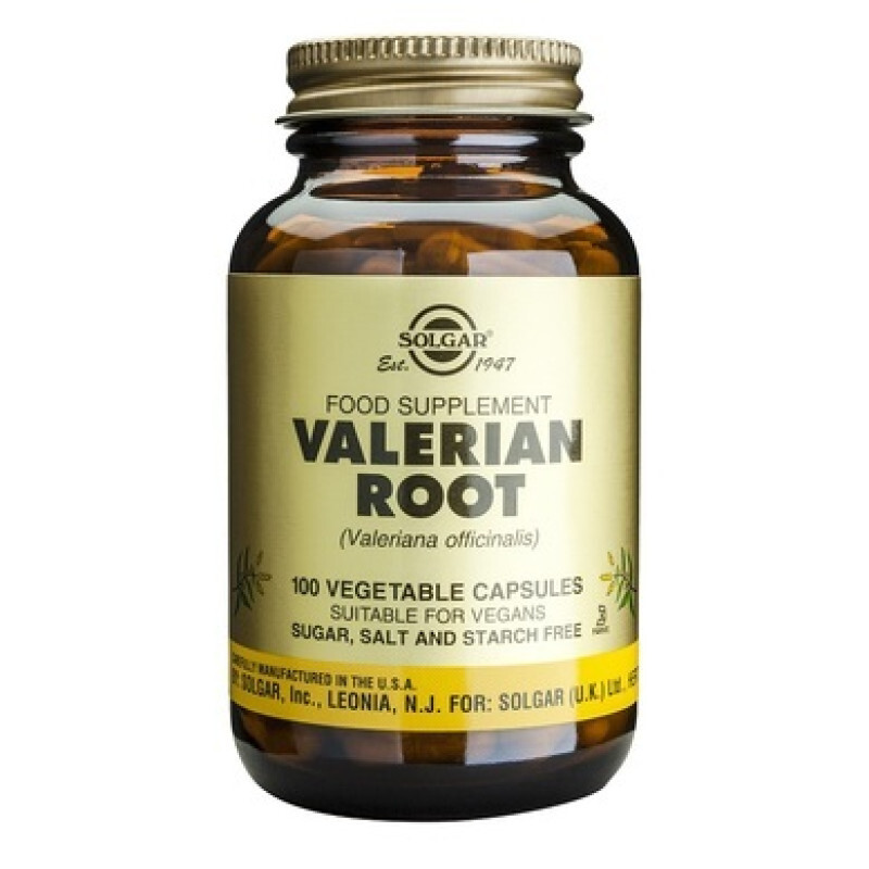 Solgar Valerian Root Ηρεμιστικό & Χαλαρωτικό 100caps