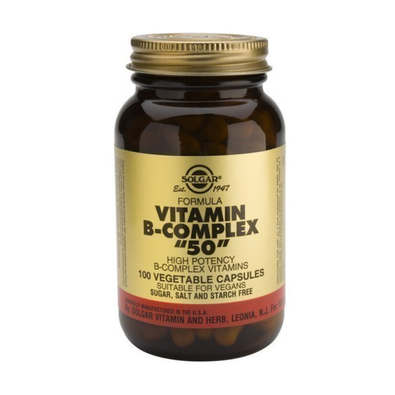 Solgar Vitamin B Complex 50 High Potency 100caps