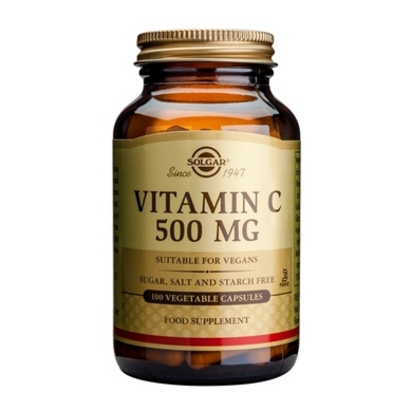 Solgar Vitamin C 500mg Ενίσχυση Ανοσοποιητικού 100tabs