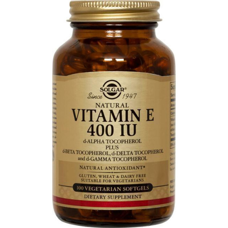 Solgar Vitamin E 268mg (400iu) 100soft Gels
