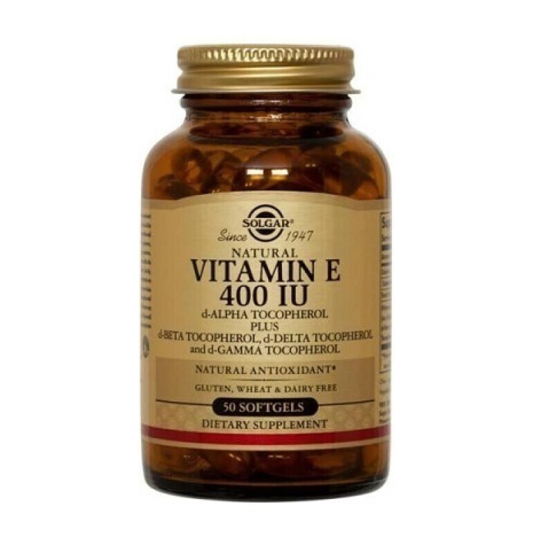Solgar Vitamin E 400 Iu (268mg) 50soft Gels