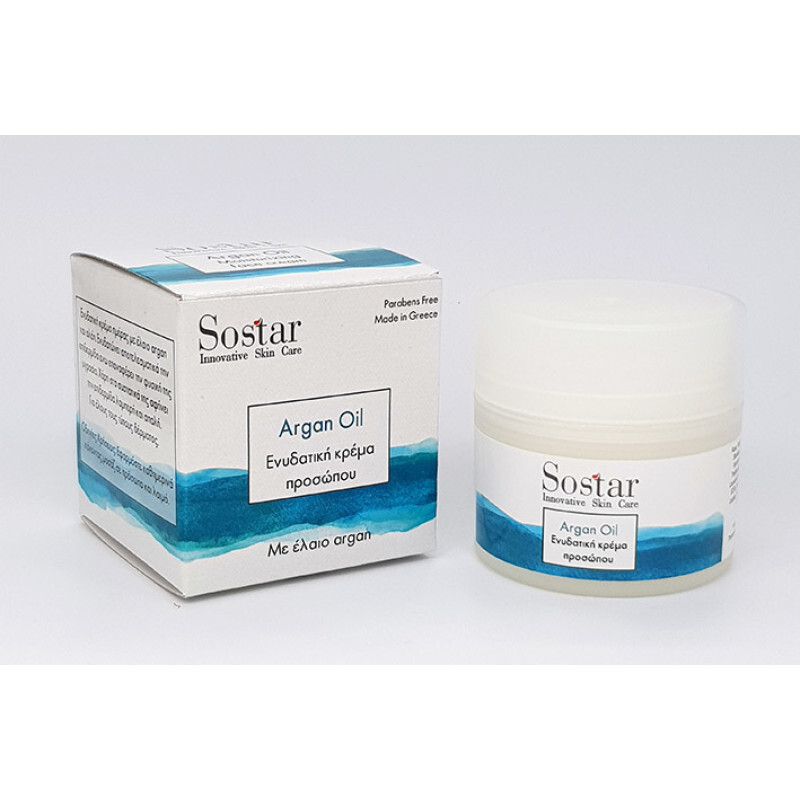 Sostar Ενυδατική Κρέμα Προσώπου Έλαιο Argan 50ml