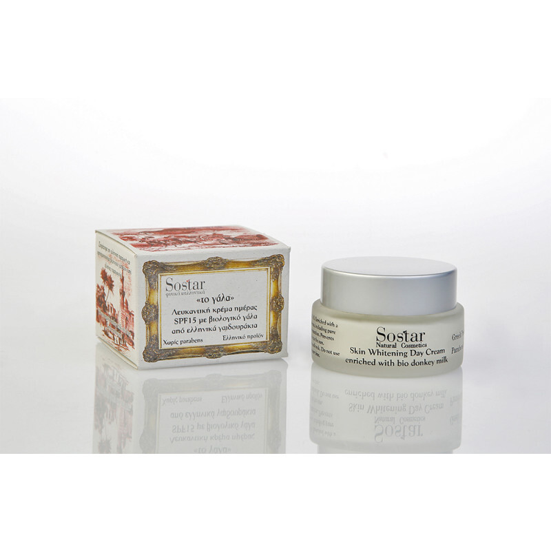 Sostar «το Γάλα» Λευκαντική Κρέμα Ημέρας Spf15 50ml