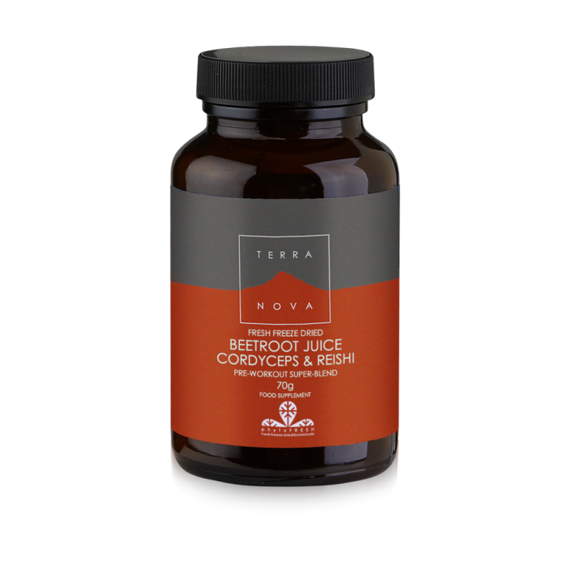 Terranova - Beetroot Juice Cordycheps & Reishi Αντοχή & Ενέργεια - 70g