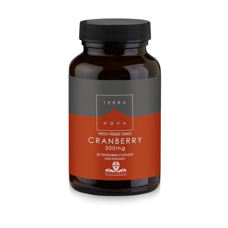 Terranova - Cranberry 300mg Για Υγιές Ουροποιητικό - 50caps