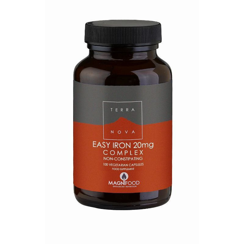 Terranova - Easy Iron 20mg Complex Αναπλήρωση Σιδήρου - 100caps
