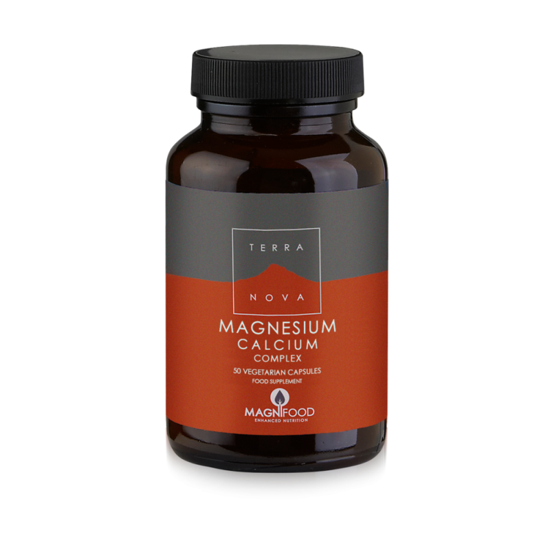 Terranova - Magnesium Calcium Complex Για Κράμπες, Καρδιαγγειακή Υγεία & Τόνωση Νευρικού Συστήματος - 50caps