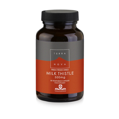TERRANOVA - Milk Thistle 500mg Αποτοξίνωση & Αντιοξειδωτική Προστασία του Ήπατος - 50caps