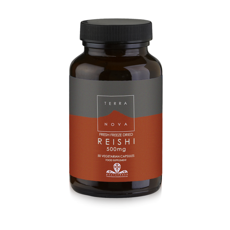 Terranova - Reishi 500mg Ενίσχυση Ενέργειας, Αντοχής & Ανοσοποιητικού - 50caps