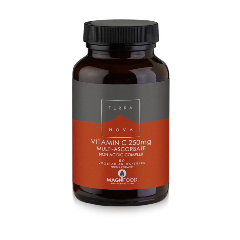 Terranova - Vitamin C Complex 250mg Ενίσχυση Ανοσοποιητικού & Αντιοξειδωτικό - 50caps