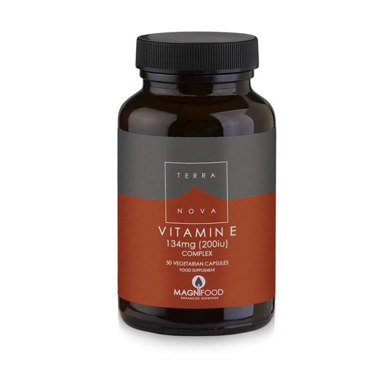 Terranova - Vitamin E Complex 200 Iu (134mg) Ενίσχυση Ανοσοποιητικού & Αντιγήρανση - 50caps