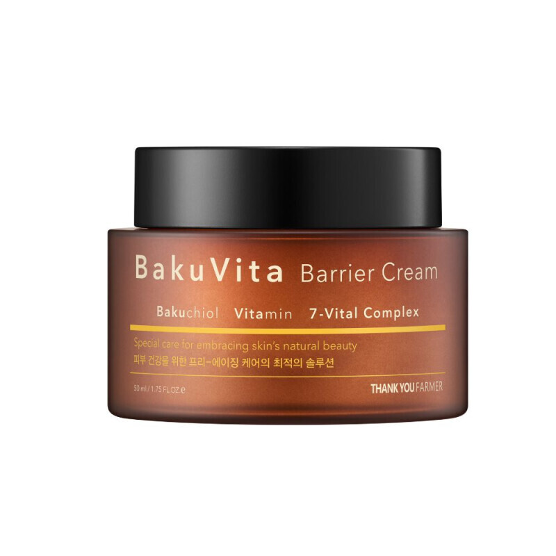 Thank You Farmer - Bakuvita Barrier Cream Κρέμα Προσώπου Με Bakuchiol Για Ενδυνάμωση Του Επιδερμικού Φραγμού - 50ml