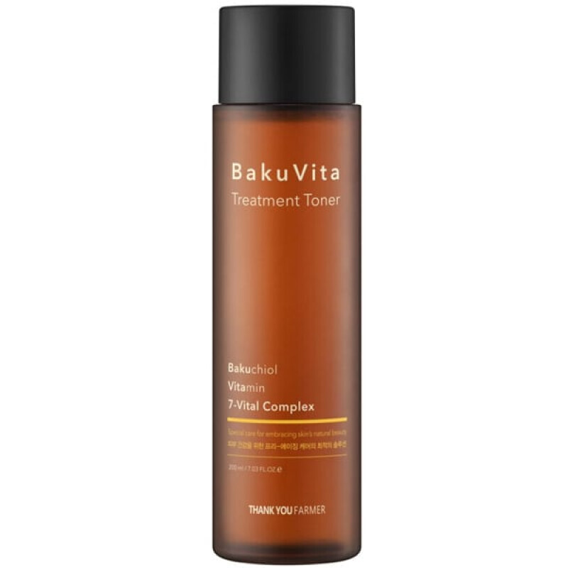 Thank You Farmer - Bakuvita Treatment Toner Με Bakuchiol Για Ενυδάτωση & Σύσφιξη - 200ml